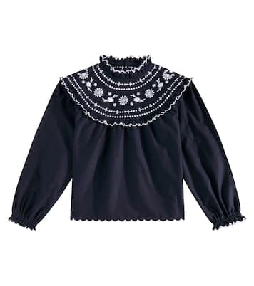 Pune embroidered cotton blouse | The New Society