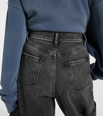 Cutout high-rise tapered jeans | Maison Margiela