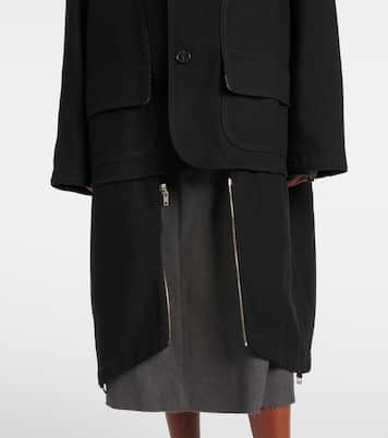 Manteau en coton et laine | Maison Margiela