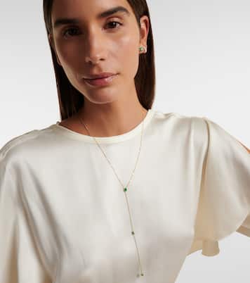 Collana in oro 18kt con smeraldi | Anita Ko