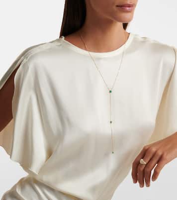Collana in oro 18kt con smeraldi | Anita Ko