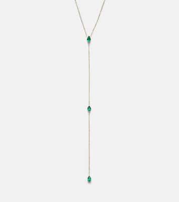Collana in oro 18kt con smeraldi | Anita Ko