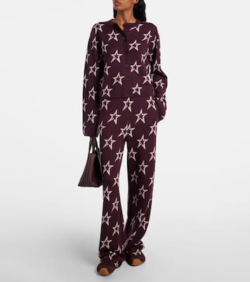 Cárdigan Chalet de lana estampado | Perfect Moment