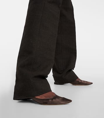 حذاء بكعب من الساتان Liisa | The Row