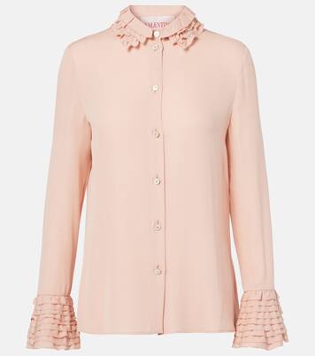 Bluse aus Seidengeorgette | Valentino