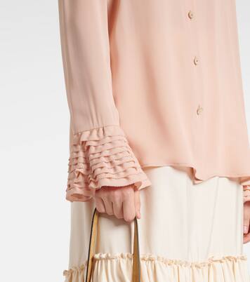 Bluse aus Seidengeorgette | Valentino