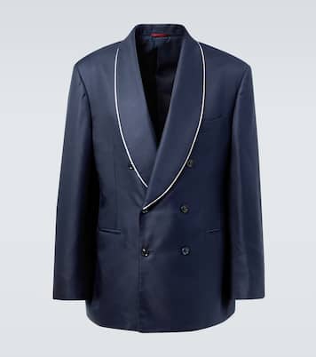 Chaqueta de esmoquin en seda | Brunello Cucinelli