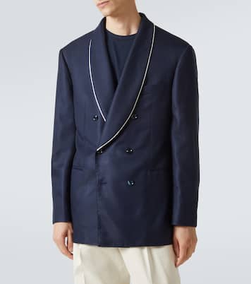 Chaqueta de esmoquin en seda | Brunello Cucinelli