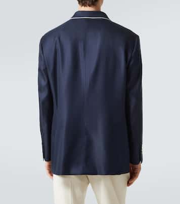 Chaqueta de esmoquin en seda | Brunello Cucinelli