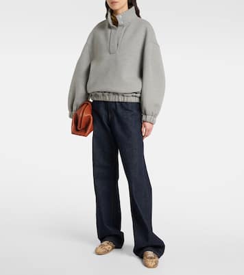 Snake-effect leather sneakers | Dries Van Noten