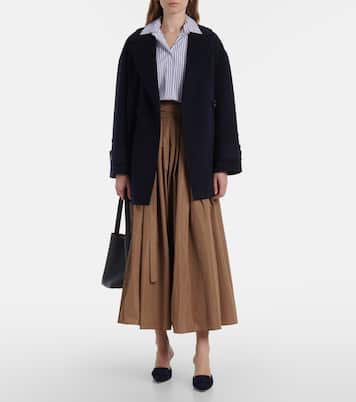 Falda larga plisada Gea de tafetán | 'S Max Mara