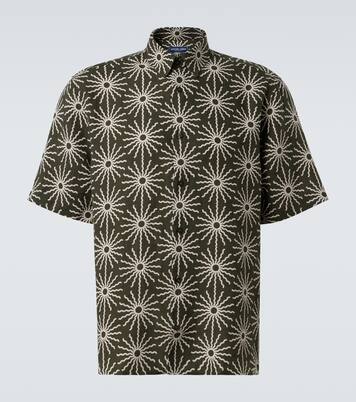 Castro printed linen bowling shirt | Frescobol Carioca