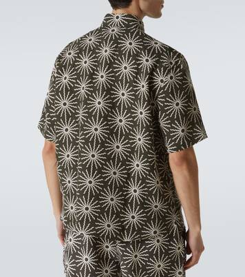 Castro printed linen bowling shirt | Frescobol Carioca