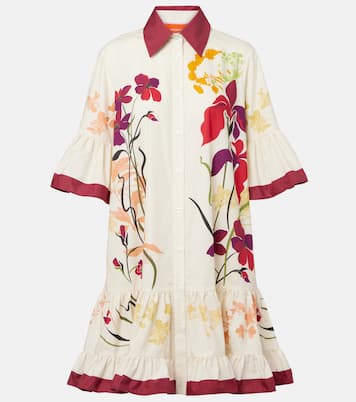 Robe chemise Choux en coton à fleurs | La DoubleJ