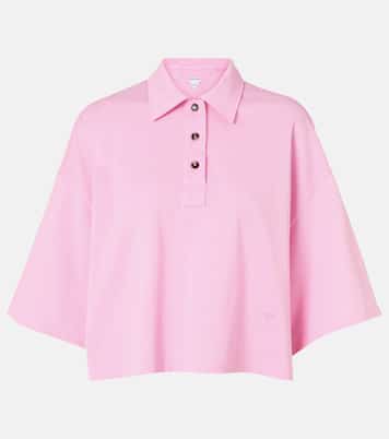 Cropped-Polohemd aus Baumwolle | Bottega Veneta