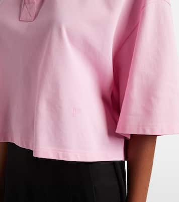 Cropped-Polohemd aus Baumwolle | Bottega Veneta