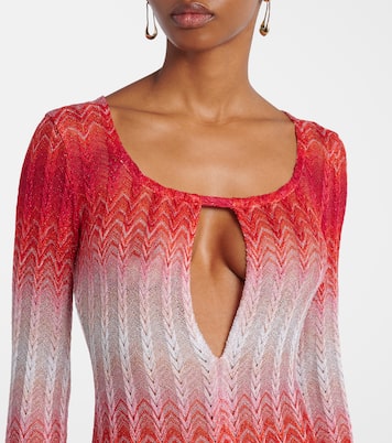 Maxikleid aus Häkelstrick | Missoni