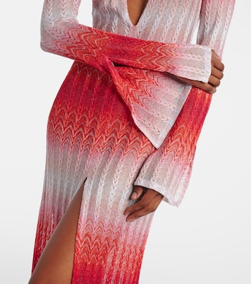 Maxikleid aus Häkelstrick | Missoni