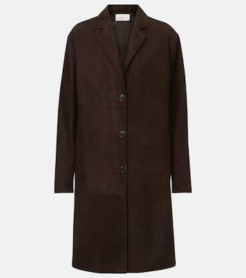 Mantel Babilonia aus Veloursleder | The Row