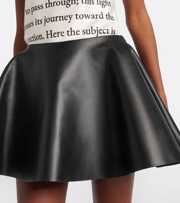 Minifalda Circle de piel | JW Anderson