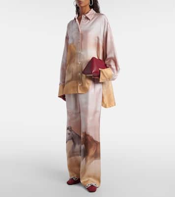 Ballerines Double Bow en daim à ornements | Mach & Mach