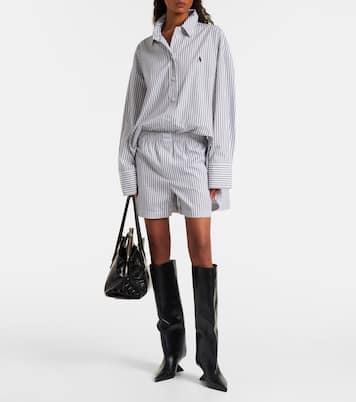 Striped cotton shorts | The Attico