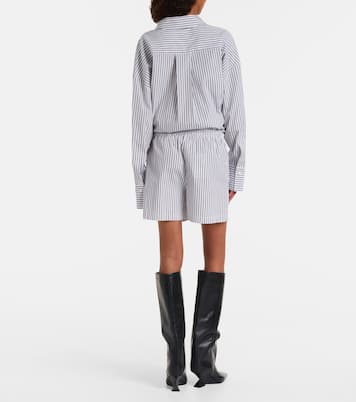 Striped cotton shorts | The Attico