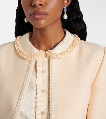 Ohrringe VLogo Signature mit Kristallen und Zierperlen | Valentino