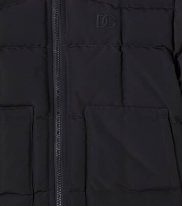 Cotton-blend down jacket | Dolce&Gabbana Kids