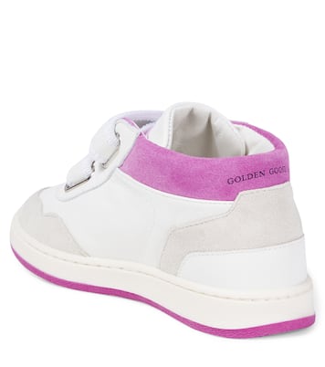 June suede and leather high-top sneakers | Golden Goose Kids
