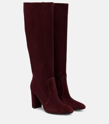 Glen 85 suede knee-high boots | Gianvito Rossi