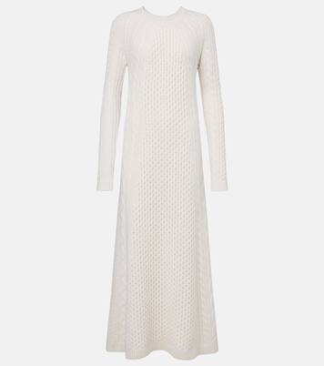 Nyla cable-knit cashmere maxi dress | Lisa Yang