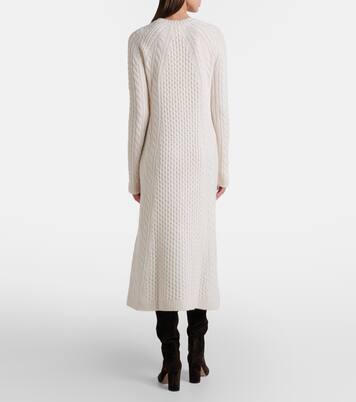 Nyla cable-knit cashmere maxi dress | Lisa Yang