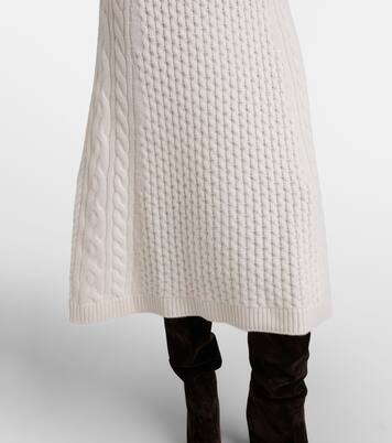 Nyla cable-knit cashmere maxi dress | Lisa Yang