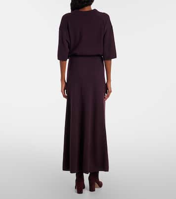 Falda larga Dolly de cachemir | Lisa Yang