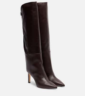 Alizze 85 leather knee-high boots | Jimmy Choo