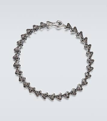 Armory® sterling silver bracelet with diamonds | David Yurman