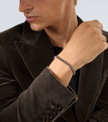 Armory® sterling silver bracelet with diamonds | David Yurman