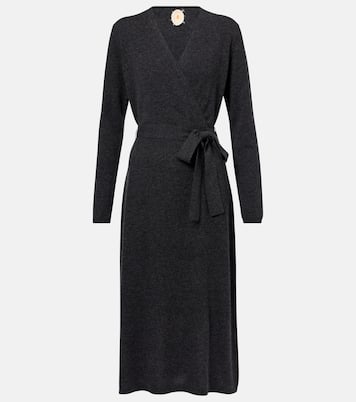 Wickelkleid aus Wolle und Kaschmir | Jardin des Orangers