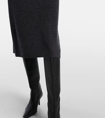 Wickelkleid aus Wolle und Kaschmir | Jardin des Orangers