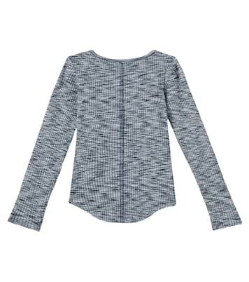 Rochelle space-dyed cotton-blend top | Molo