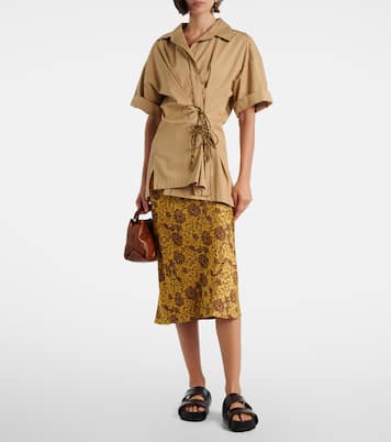 Sandali in pelle con platform | Dries Van Noten