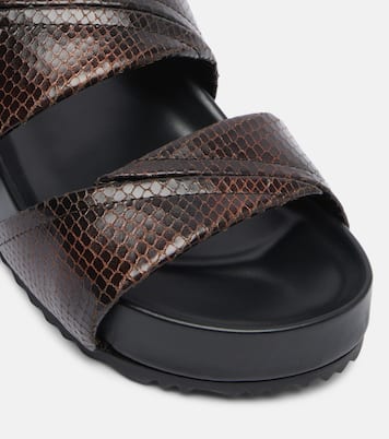 Sandali in pelle con platform | Dries Van Noten