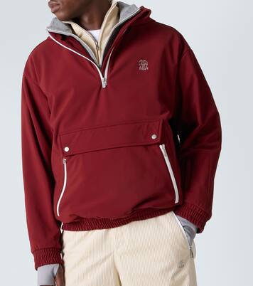 Half-zip ski jacket | Brunello Cucinelli