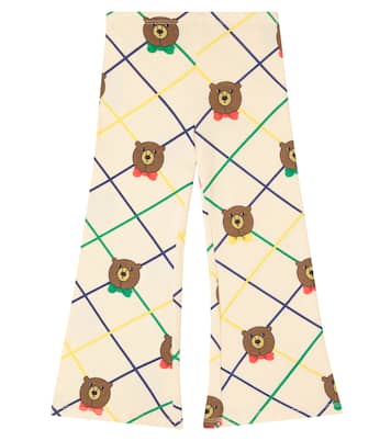 Printed cotton-blend jersey sweatpants | Mini Rodini