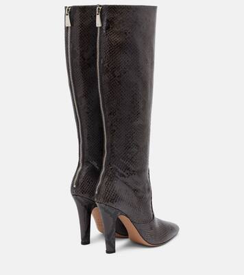Elsa 100 leather knee-high boots | Paris Texas