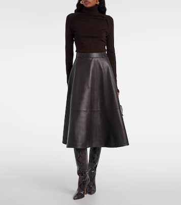 Elsa 100 leather knee-high boots | Paris Texas