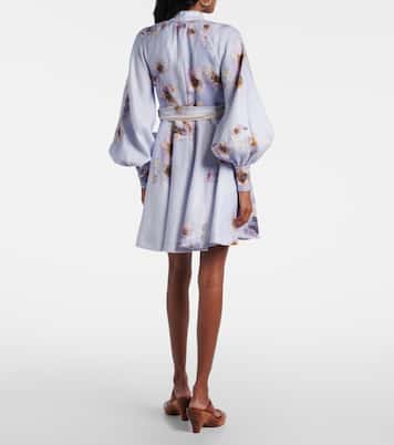 Hypnotic floral linen shirt dress | Zimmermann