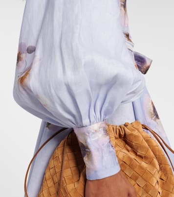 Hypnotic floral linen shirt dress | Zimmermann