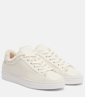 Cassetta shearling-lined leather sneakers | Tod's